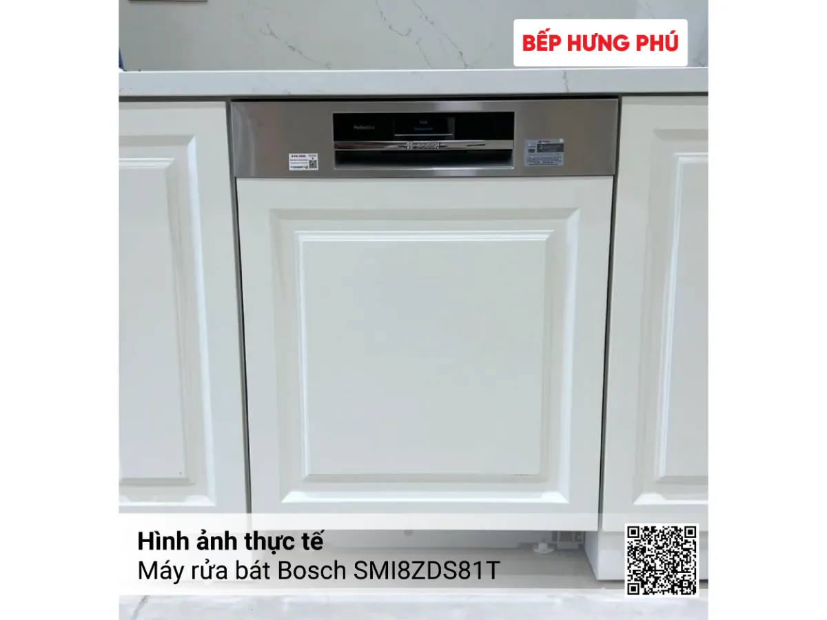 Hình ảnh thực tế máy rửa bát Bosch SMI8ZDS81T