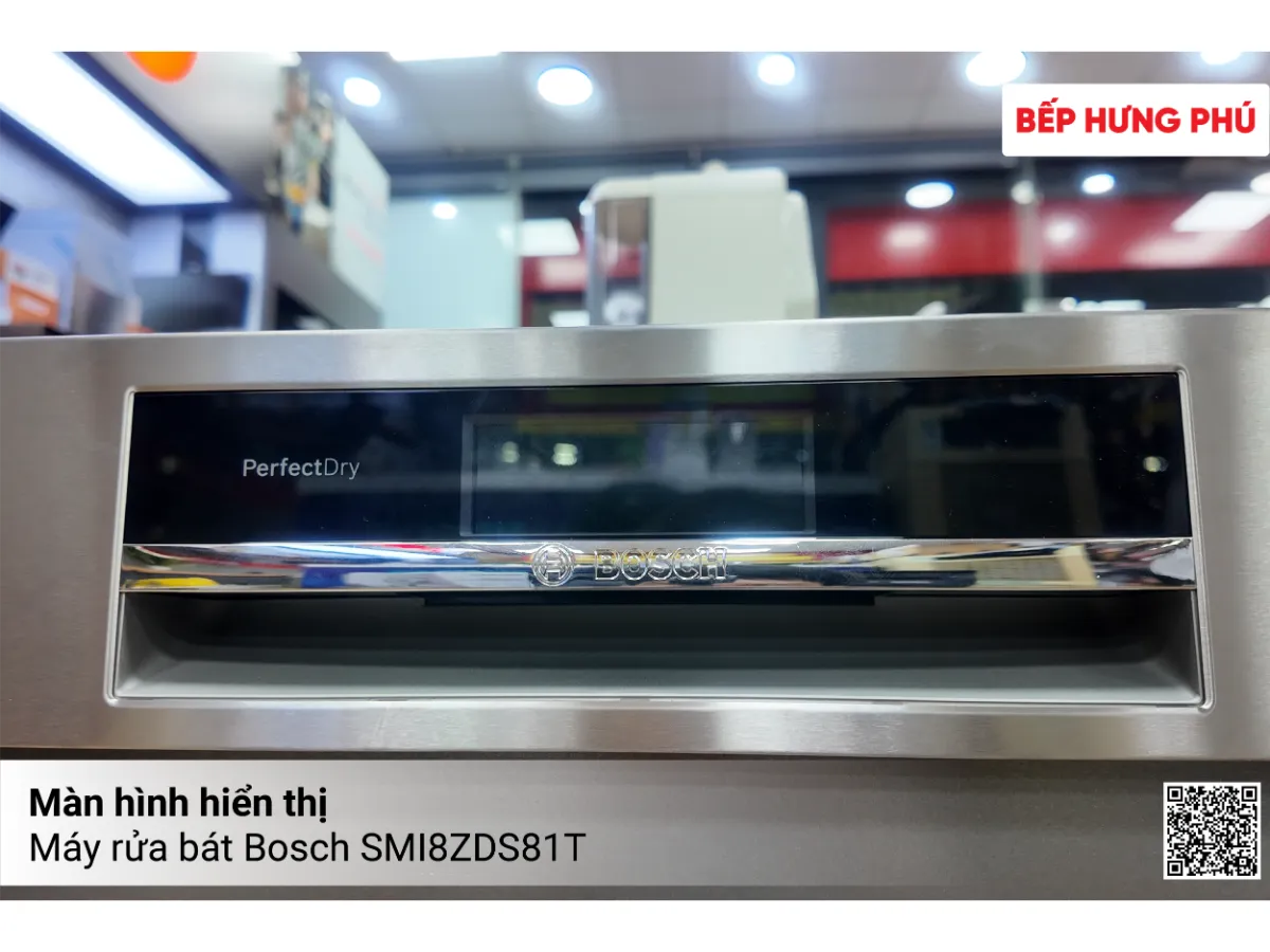 Màn hình hiển thị máy rửa bát Bosch SMI8ZDS81T
