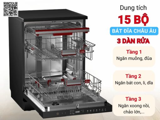 máy rửa chén toshiba dw-15f8(b)-vn (3)