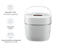 Nồi cơm áp suất cao tần Toshiba RC-18VXWVN(W)