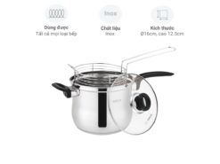 Quánh inox chiên ngập dầu Arber AN-02VH