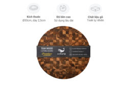 Thớt gỗ Teak Kaiyo TDC01