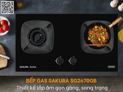 bếp gas sakura sg2670gb (2)