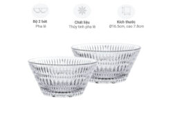Bộ 2 bát pha lê Nachtmann Ethno 104252 16.5cm