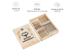 Bộ dao nĩa Zwilling Steak 12 món hộp gỗ