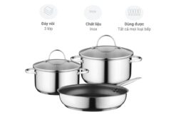 Bộ nồi inox Bosch HEZ9SE030 3 món