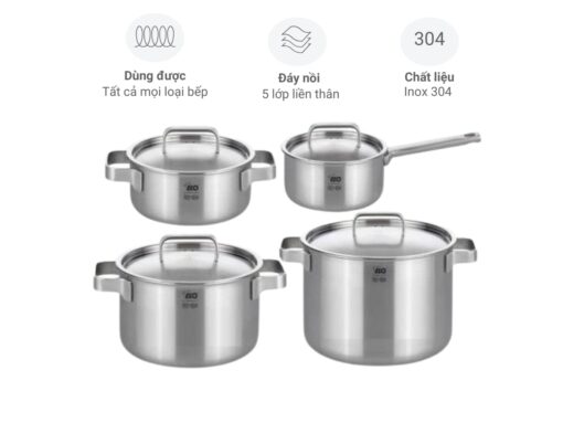 bộ nồi inox elo limited edition 1796 4 món