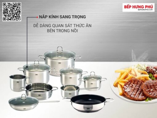 bộ nồi inox elo smaragd 9 món (2)