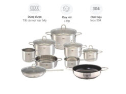 Bộ nồi inox Elo Smaragd 9 món