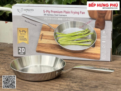 chảo inox 3 lớp liền thân kaiyo kip-3864 20cm (3)