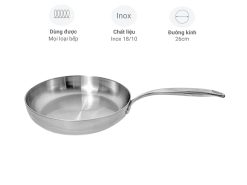 Chảo inox 3 lớp liền thân Kaiyo KIP-3888 26cm
