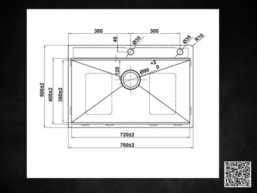 chậu inox hafele hs25-ssn1s-7650 (567.24.485) (3)