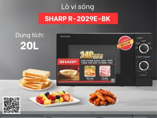 lò vi sóng sharp r-2029e-bk (2)