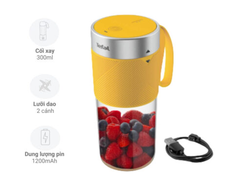 máy xay sinh tố tefal pbl lightmix onthego (vàng)