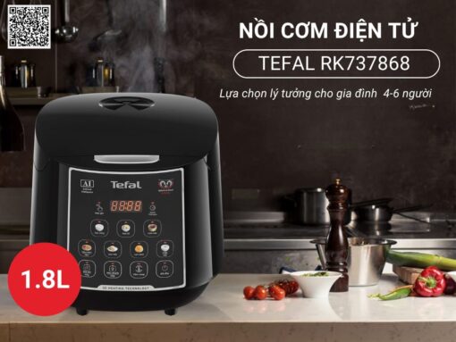nồi cơm điện tử tefal rk737868 (2)