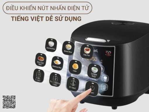 nồi cơm điện tử tefal rk737868 (3)