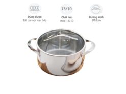 Nồi inox 3 lớp liền thân Kaiyo KCI-6605 18cm
