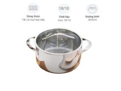 Nồi inox 3 lớp liền thân Kaiyo KCI-6612 20cm