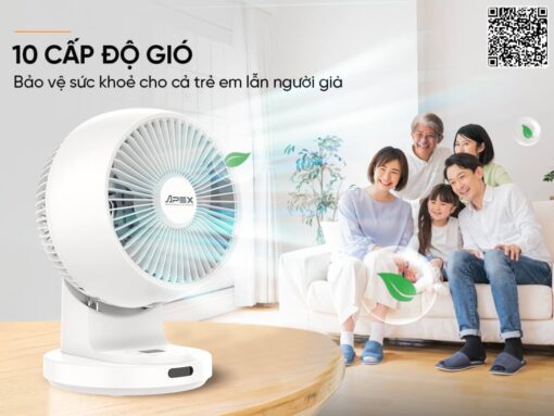 quạt bàn sunhouse apf7316w (4)
