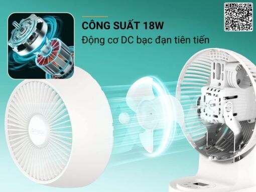 quạt bàn sunhouse apf7316w (5)
