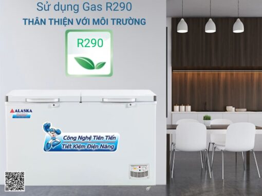 tủ đông alaska hb-550n 419l (4)