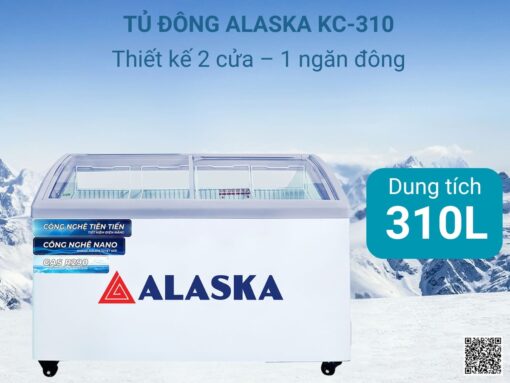 tủ đông alaska kc-310 310l (2)