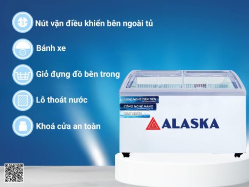 tủ đông alaska kc-310 310l (5)