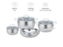 Bộ nồi inox Arber AN-lengend 4 món
