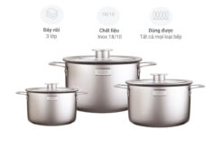 Bộ nồi inox Gume GMP 3324 3 món