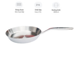 Chảo inox 5 lớp liền thân Kaiyo KIP-3772 20cm