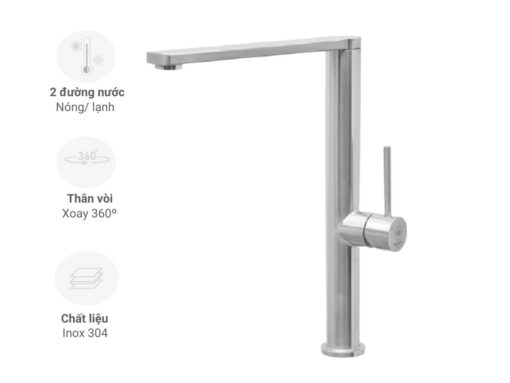 vòi rửa malloca k061-ss