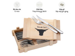 Bộ dao nĩa Steak WMF 12 món hộp gỗ