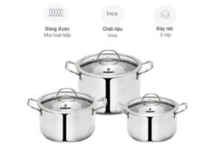Bộ nồi Inox 3 món Kalpen Glanzer GL1