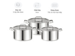 Bộ nồi Inox 3 món Kalpen Mendy MD1