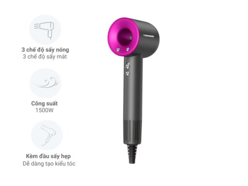máy sấy tóc tiross ts4322 (ghi hồng)