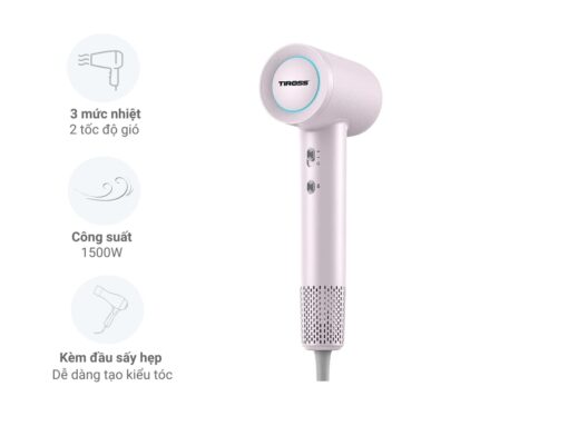 máy sấy tóc tiross ts4323 (hồng)