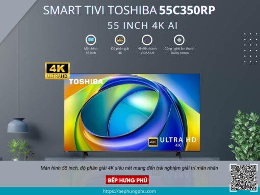 smart tivi toshiba 55c350rp ai 4k 55 inch (2)