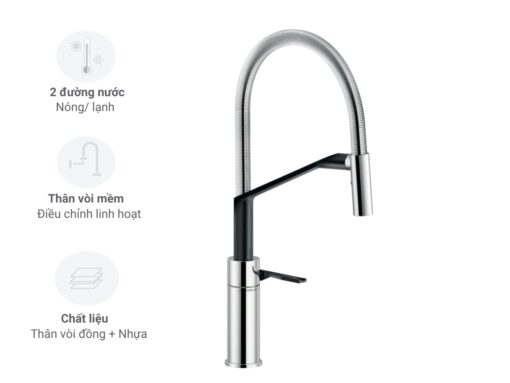 vòi rửa nobili heron nb228