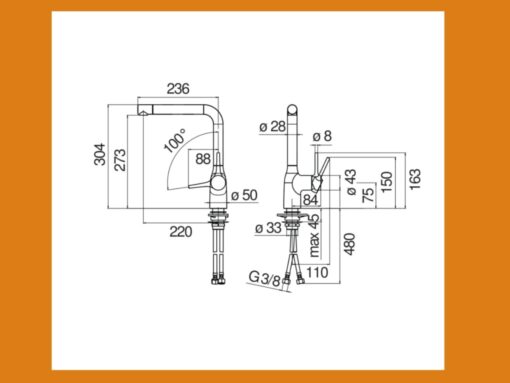 vòi rửa nobili mania nb214 (2)