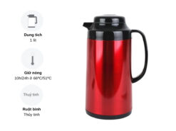 Bình thủy Tiger PRO-COO 1 lít (đỏ)