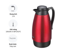 Bình thủy Tiger PRV-A100 1 lít (đỏ)