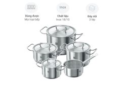 Bộ nồi inox Zwilling Twin Classic 5 món (Inox mờ)