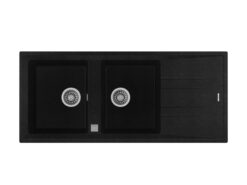 Chậu đá Teka Stone 80 B-TG 2B 1D BLACK 115400011