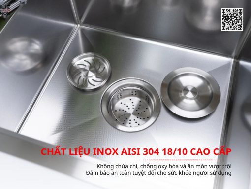chậu inox nobinox lumia nj507d