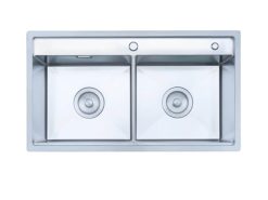 Chậu inox Nobinox Lumia NJ508D