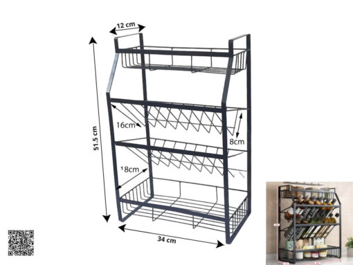 kệ để đồ cố định 4 tầng grob eb-36.4 (1)