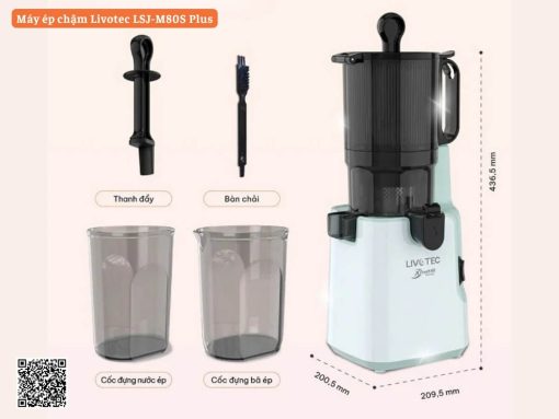 máy ép chậm livotec lsj-m80s plus