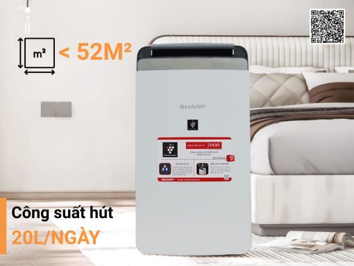 máy hút ẩm và lọc không khí sharp dw-j20fv-w (3)