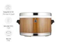 Nồi ủ Tiger JFM-570P (Màu gỗ)