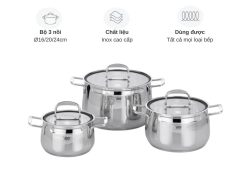Bộ nồi inox Elo Mystery 3 món